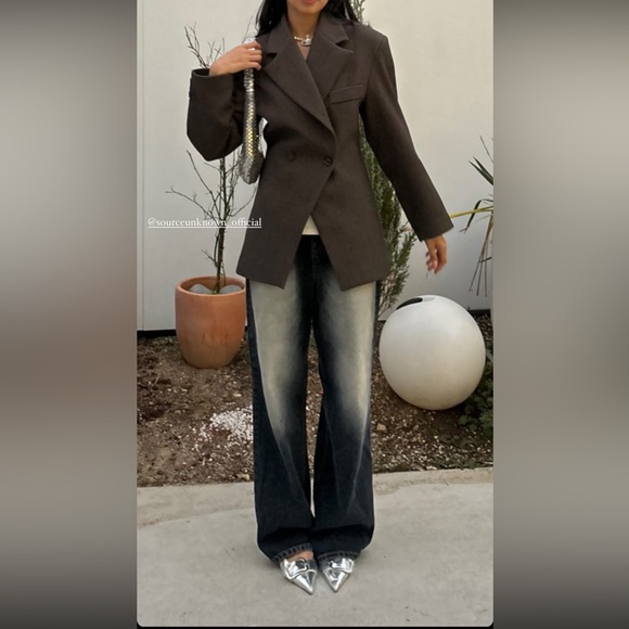 ZARA slingback leather kitten heel shoes
Silver - Picture 12 of 13